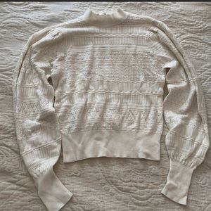 Abercrombie and Fitch balloon sleeve turtle neck knit sweater